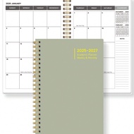 2026-2027 Planner Weekly And Monthly Notebook Spiral Day Plan Academic Appointment Book Agenda Journ