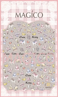 Nail stickers for children s cartoon rabbit cat Korea waterproof adhesive sticking nails Nail Polish