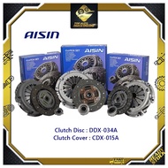 Aisin Clutch Disc Plate Cover Kit Set for Perodua Myvi 1.3 K3 Toyota Avanza F601 - 7.5