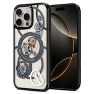 SPIGEN Case for iPhone 16 Pro Max / 16 Pro [Ultra Hybrid T MagFit - Chronos Edition C11 Design Lab] 