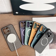 Case For Oneplus 15 13T 13 ⭐Magnetic Fabric Phone Cover⭐ Shockproof Shell TPU Magnet 1+ Oneplus15 On