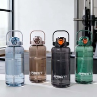 {NEW ARRIVAL}  BPA-FREE PETG WATER BOTTLE WITH STRAW  STRAP & HANDLE  2000 ML / 3000 ML