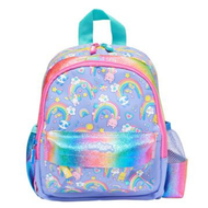 Smiggle - 【0.3kg 超輕護脊】彩虹 6L 護脊書包 26 cm |紫色 | 兒童背囊 | 兒童旅行袋 | 幼兒書包 ｜平行進口