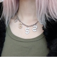 Ido idol multi-faced dollar necklace