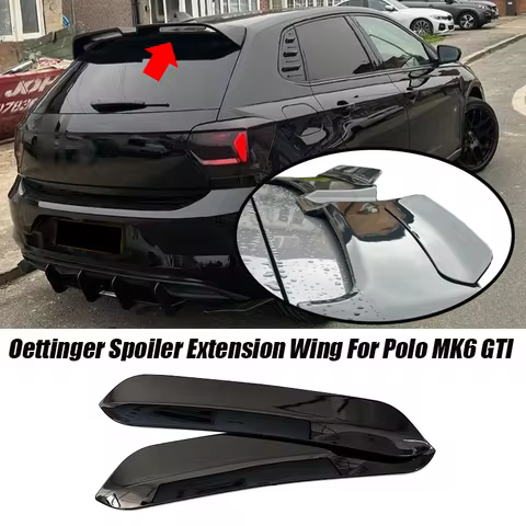 For Oettinger Style Spoiler Extension Rear Wing For VW Polo MK6 GTI GOLF 4 5 6 7 8 GTI/R Mk4 Mk5 Mk6