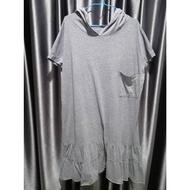 Gray Stretch Dress There Is A Hood Bust 38-44 Inches. Length 35 Inches