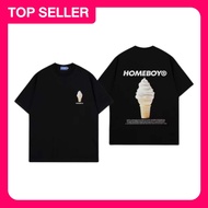 "ขายดี ส่งเร็ว กทม 1 วัน" HOMEBOY เสื้อยืดผู้ชาย เสื้อ OVERSIZE เสื้อเท่ๆลาย ICECREAM