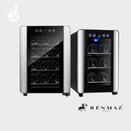 Renmaz Constant Temperature Chiller Mini Edition [ Free Delivery, 2 Models, 360° Cooling, Odourless, No Frosting, Humidity Storage, Light Resistant Glass Door, Sapphire Cold Light Souce, Touchpad Control, Low Noise, Sleek, Kitchen, Small Appliance ]