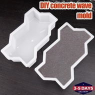 [3-5 DAYS DELIVERY]3-Peak Concrete Mold with Embossed Guides | HDPE UV-Resistant Plastic Form for Pa