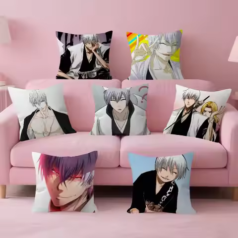 Anime Gin Ichimaru Bleach Pillow Anime Pillow Sofa Bed Head Pillow Cover Cushion Cover Fashion