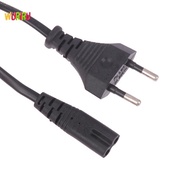 HanxiBeauty 1Pc EU Power Cord EU AC Power Cable Figure 8 C7 To Euro Eu 2Pin AC Plug Power Cable Cord