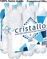Swiss Mineral Water - Cristallo - Still (6 x 1.5L)