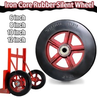 6/8/10/12 Inches Push Cart Rubber Wheel Heavy Duty Wheel Handtruck