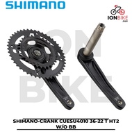 Shimano Cues U4010 36-22T Dual Chainring Crankset U-4010 36 22 T Double Chain Ring Set MTB Gravel Ro