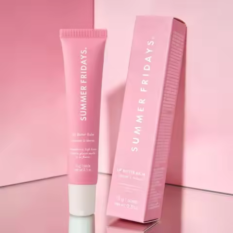Summer Fridays Lip Butter Balm Gentle Repair Lip Skin Strawberry Soft Serv Vanilla Pink Guava Cake L