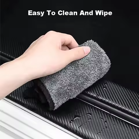 Car Door Sill Trunk Bumper Pedal Anti Scratch Decal Sticker Cover Protector Waterproof For Honda Civ