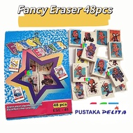 Fancy Cartoon Eraser 48pcs of box