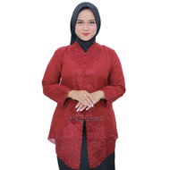 Alhusaeni - Baju Encim Sekolah SMP Kebaya Putih Baju Adat Jawa Perempuan