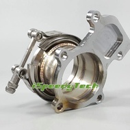 Downpipe Turbo Flange to 3.0" V-band adaptor Kit For WH1C HX35 HX35W HX40 turbo