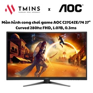 AOC C27G4ZE/74 27 Curved Gaming Monitor" Curved 280hz FHD, 1.07B, 0.3ms