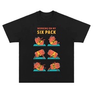 Funny beer VINTAGE T-SHIRT OVERSIZE COMBED 24S