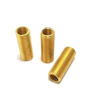 Shock drat Sok drat Kuningan M10 x M12 ( Dalam drat lubang baut 14 x Luar drat baut 17 ) Asli Kuning