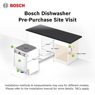 Bosch Service 00999436 Dishwasher Pre-Purchase Site Visit