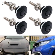 ANXSUN3CV 2/4pcs Quick Release Aluminum Latch Clip Car Accessory Engine Bonnet Lock