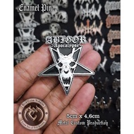 Metal Abigor Badge Enamel Pin / Badge Pin / Band Pin