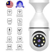 【Warranty】CCTV Outdoor Wireless Home Camera CCTV Wifi Bohlam 360 Degrees PTZ Panoramic IP Camera A6