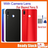For Huawei Nova 3i Battery Cover Battery Back Cover 3Dglass Door Rear Housing Phone Protection Back 