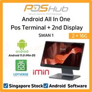 Imin SWAN 1 All in One Tablet POS Desktop Terminal + 10.1" Second Display