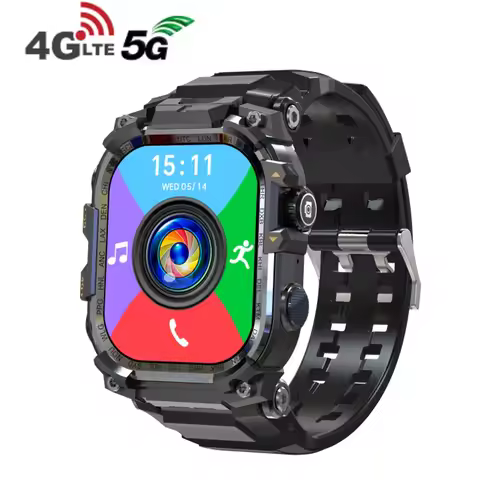Global Q888 AMOLED Smart Watch Android 8.1 OS Sport Watches 4G SIM Card WiFi GPS Rotating Camera 3GB