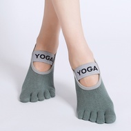 WiZi Kaos Kaki Anti Slip Kaos Kaki Olahraga Wanita Full Toe Yoga Socks Kaos Kaki Poundfit (AO16)