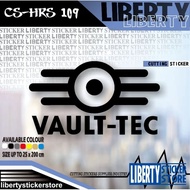 Cutting sticker fallout vault tec logo l Cutting sticker fallout vault tec logo l Cutting sticker fa