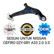 [ HIGH QUALITY ] LOWER ARM NISSAN CEFIRO 02Y-08Y A33 2.0 3.0