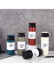 1pc Japanese Style Vacuum Original Harajuku Coffee Cup, Portable Creative Coffee Cup, 500ml/17.59oz 