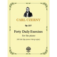 Sách luyện ngón Czerny Op.337 "40 bài tập luyện ngón hàng ngày" dành cho Piano