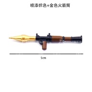 Compatible with Lego Building Blocks Minifigures Equipment Weapon Accessories Two-Color Spray Paint 