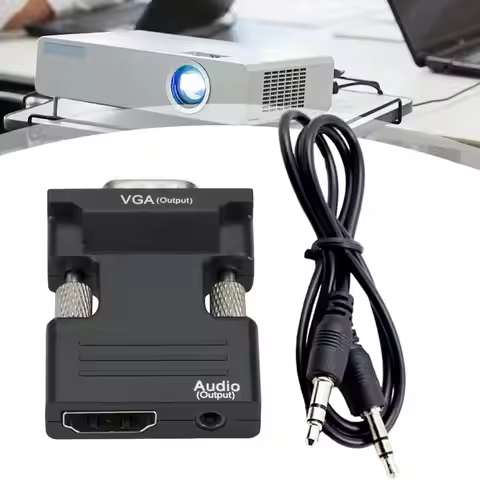 Female To Male VGA Adapter VGA Adapter Male To USB Female Converter Display Converter USB To VGA Ada