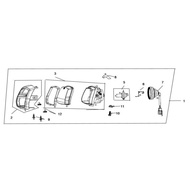 HEADLIGHT SYM E-SMART / ESR 110 (33110-SBA-1001)