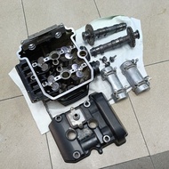 Kawasaki Z250 / Ninja 250 cylinder head / camshaft / cam holder / cam cover complete set genuine Kaw