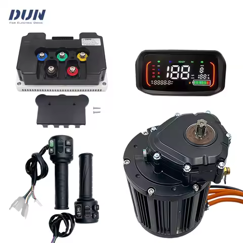 4KW 90H QS 138 V3 PMSM Motor Kit with Fardriver 72680 Controller N7 Display T08 Throttle For Electri