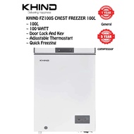 KHIND CHEST FREEZER FZ100 (100L) / FZ142 (142L) / FZ208 (208L) / FZ295 (295L)