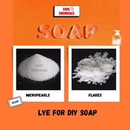 Sodium Hydroxide/ Lye/ Naoh - soap making ingredients PACKED IN PLASTIC BAG