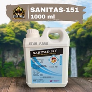 Sanitas 151 Desinfektan Netto 1lt - star Farm