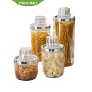 LIVING MALL Multipurpose Food Storage Jar E73-E75 Airtight Dry Food Storage
