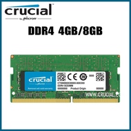 Crucial DDR4 4GB 8GB Notebook RAM SODIMM 2400Mhz 2666MHz 2133MHz Laptop Memory