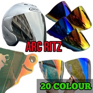 SIANG MALAM ANTI UV VISOR ARC RITZ HELMET ARC RAM REVO RED BLUE PURPLE TITAN GREEN ORANGE DARK GREY 