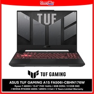 ASUS TUF GAMING A15 FA506I-CBHN176W (G.BLACK/15.6 FHD 144HZ/R7-4800H/8GB+512GB/RTX3050 4GV/W11/2Y)